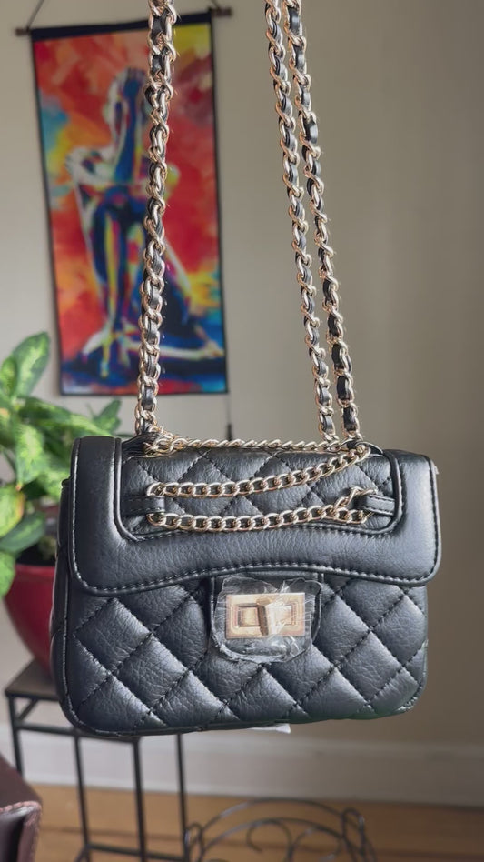 NEW Mini chain bag black