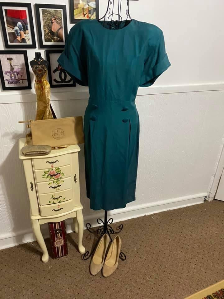 Vintage Green Dress