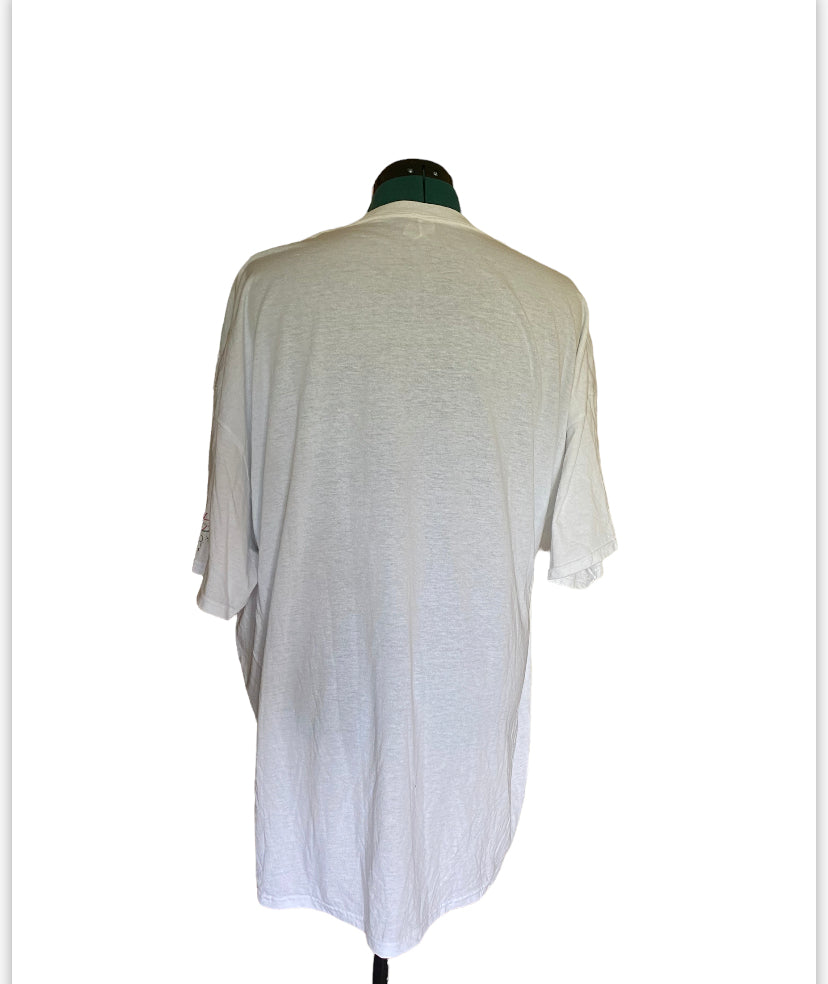 Distinct And Classy Crew Neck White  T