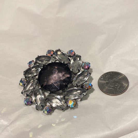 S730 LARGE WREATH BROOCH