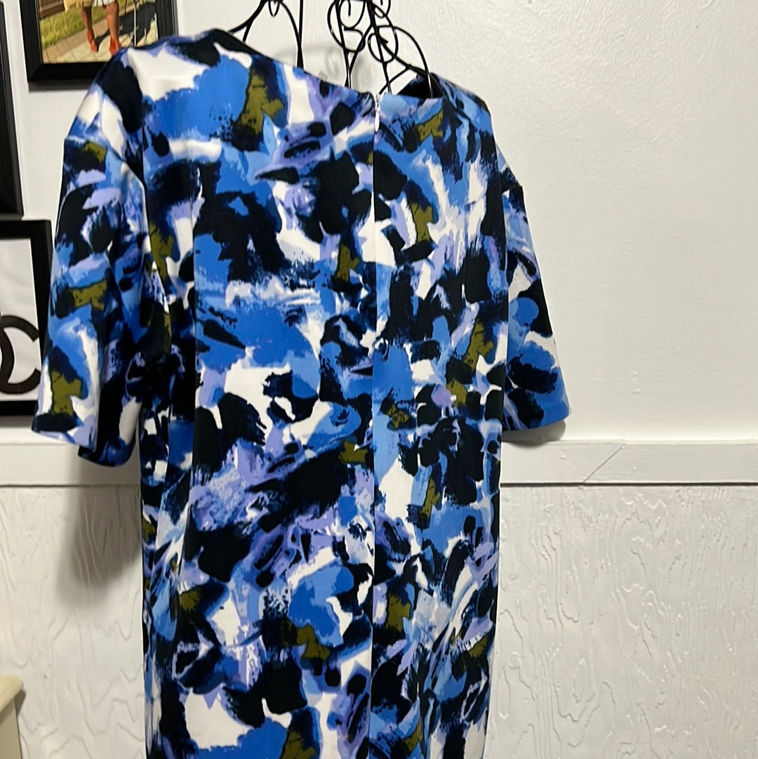 Halston Royal blue dress Sz M
