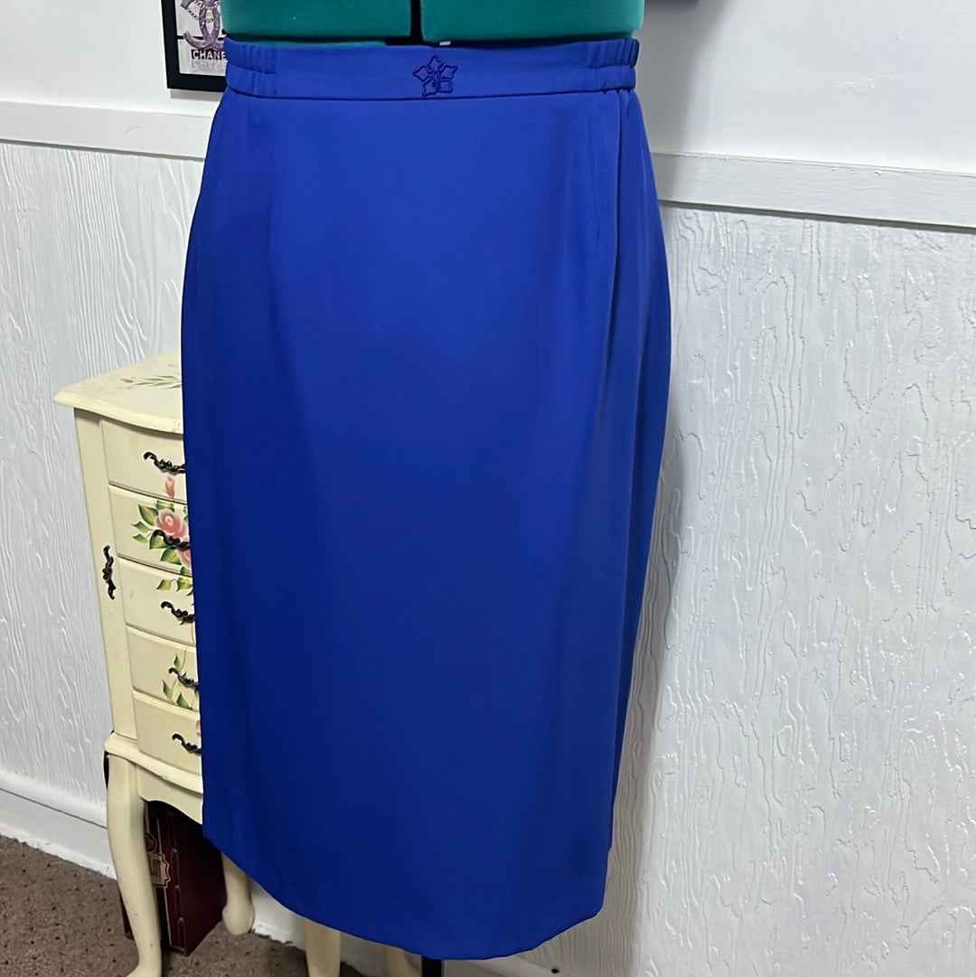 302 Justin Taylor Royal blue skirt Sz 18