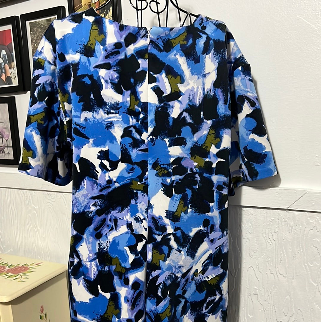 Halston Royal blue dress Sz M