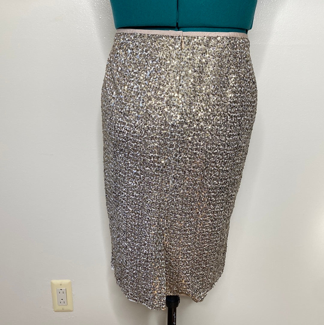 GOLD SEQUIN SKIRT SZ 2.5(14)
