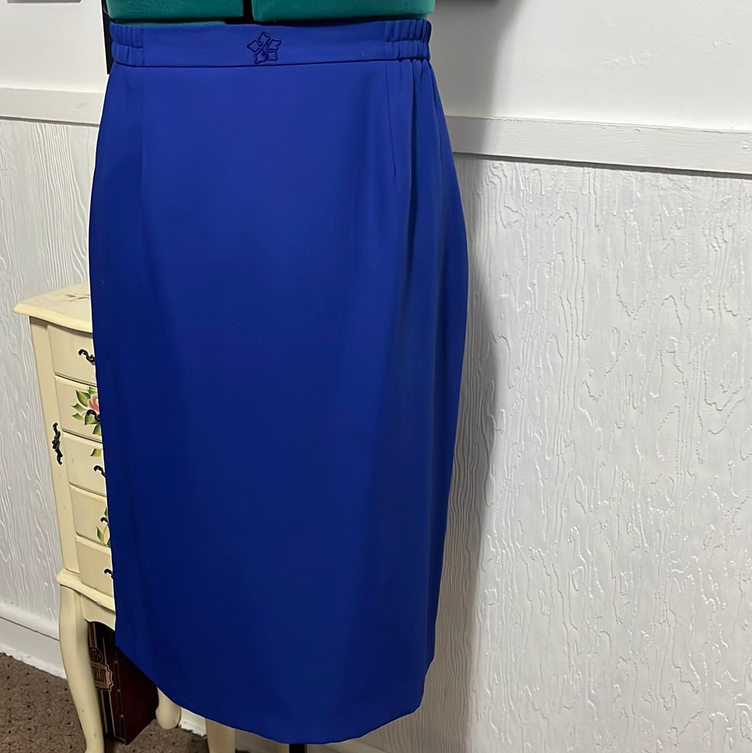 302 Justin Taylor Royal blue skirt Sz 18