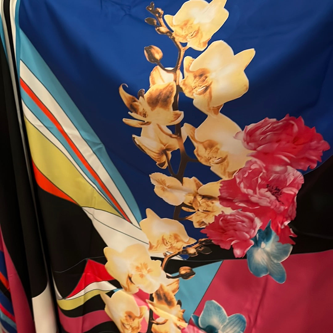 Caftan Blue and Pink