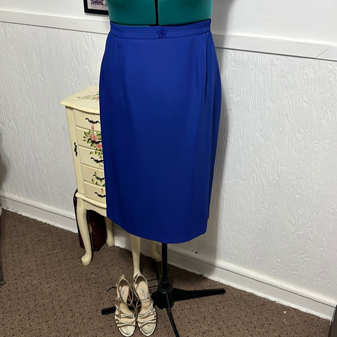 302 Justin Taylor Royal blue skirt Sz 18